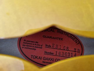 Tokai ES168 MEJORADA