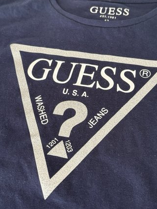 Camiseta Guess Azul