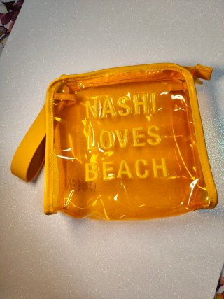 Pochette Nashi Argan Gialla Trasparente