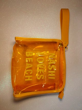 Pochette Nashi Argan Gialla Trasparente