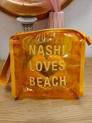 Pochette Nashi Argan Gialla Trasparente