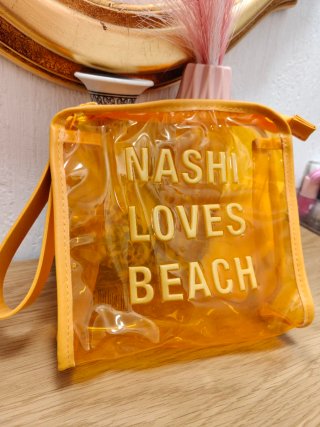 Pochette Nashi Argan Gialla Trasparente