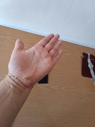 Pulsera Cruz y Medalla Milagrosa Oro/Plata