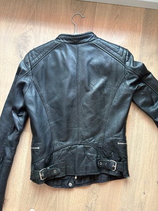 Cazadora biker piel