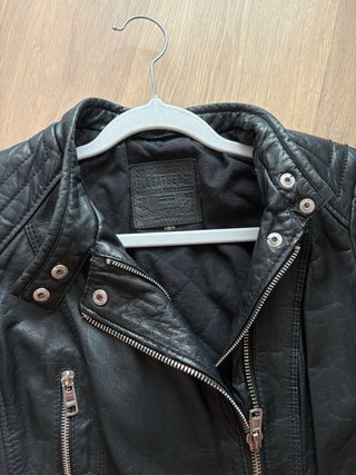 Cazadora biker piel