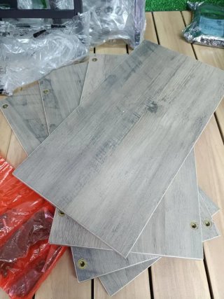 VASAGLE Mesa de Consola 20x80x80 cm Greige Mélange
