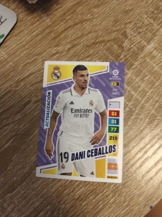 Carta Futbol Dani Ceballos Real Madrid 2022-23