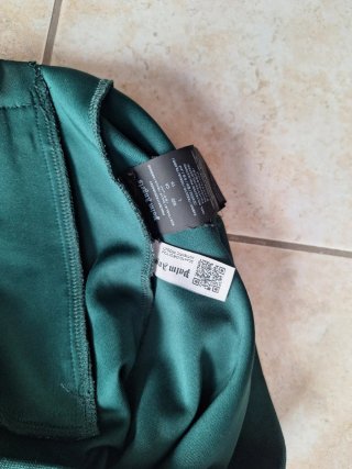 Felpa Palm Angels verde con strisce