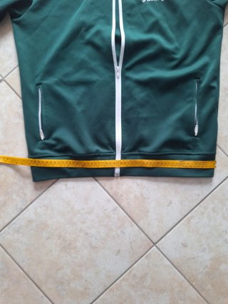 Felpa Palm Angels verde con strisce