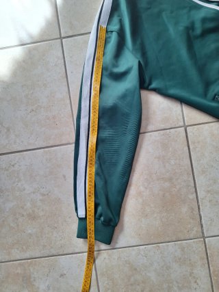 Felpa Palm Angels verde con strisce