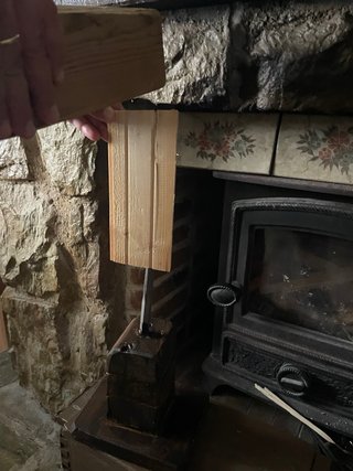 Astillador de leña manual para chimenea