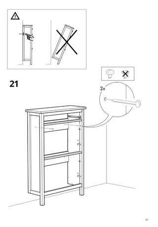 Zapatero IKEA HEMNES Blanco