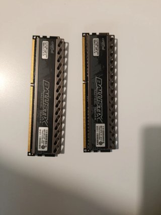 2x Crucial Ballistix Tactical Tracer 4GB DDR3 1600
