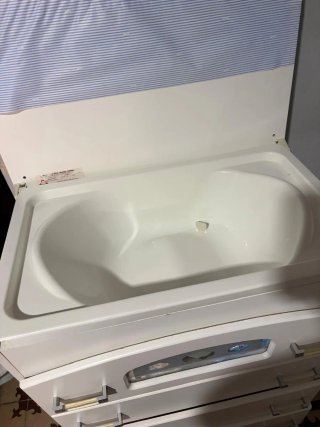 Cambiador bañera con cajones