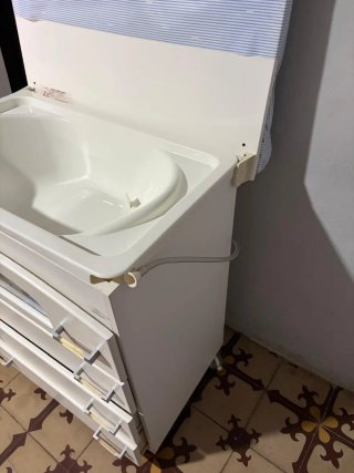 Cambiador bañera con cajones