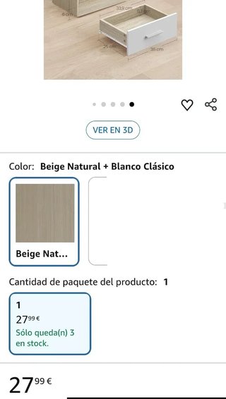 VASAGLE Mesita de Noche, Mesa Auxiliar con Cajón