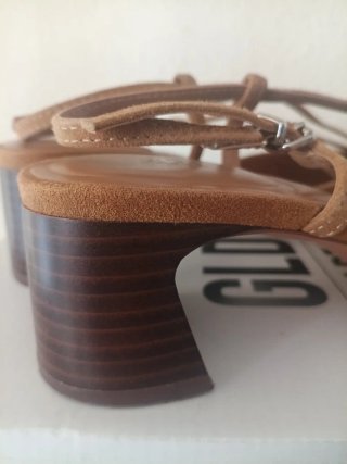Zapatos ZARA tacón slingback ante