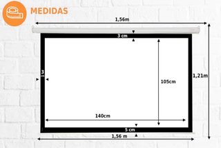 Pantalla Proyección LUXSCREEN 72 “