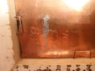Cuadro óleo sobre cobre con bodegón