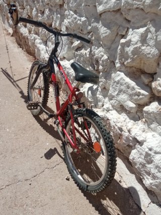 Bicicleta infantil roja Orbit BBT serie 20
