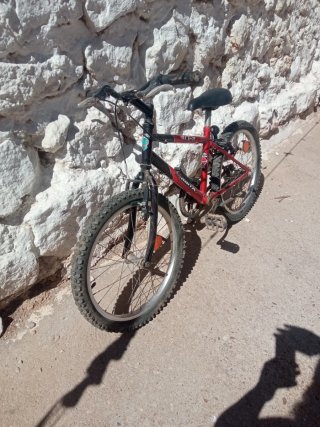 Bicicleta infantil roja Orbit BBT serie 20