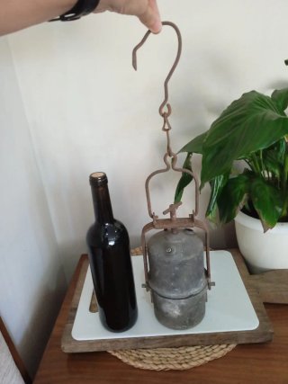 Antiguo carburo o lampara de minero.
