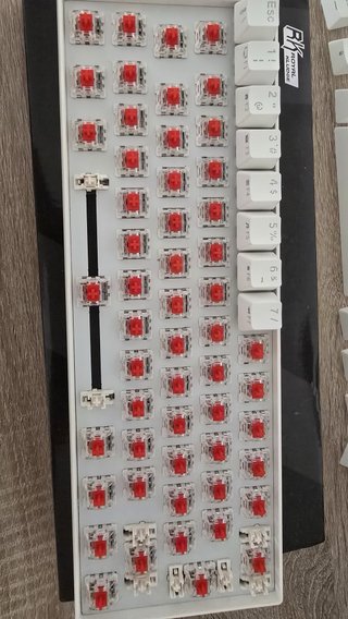 Teclado Mecánico RK 61 Teclas Rojo
