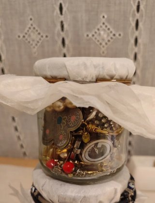 Tarro de joyas vintage