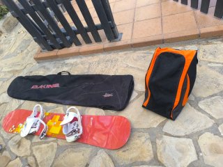 Tabla Snow Burton Mujer+fijac. burton+fund.Dakine