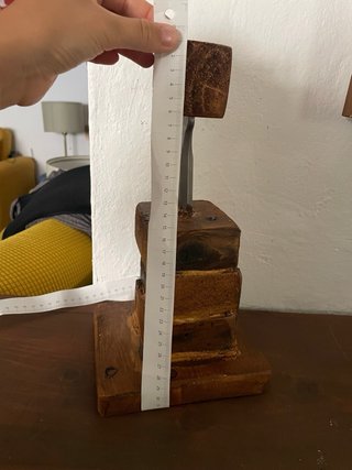 Astillador de leña artesanal