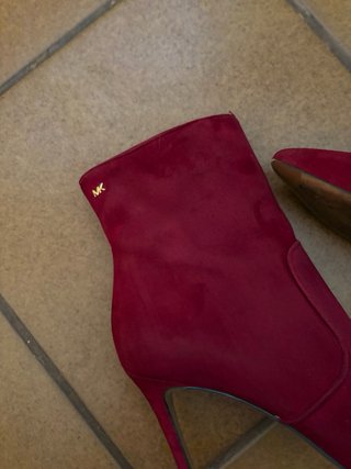 Botines Michael Kors Rojos Piel Talla 38