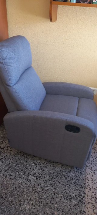 Sillón Relax Manual Gris