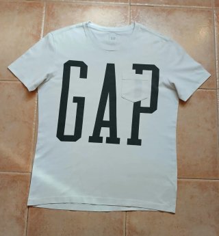 Camiseta blanca GAP T/S en perfecto estado algodón