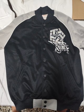 Chaqueta Bomber Tribal Gear Negra/Gris Talla L