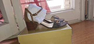 Sandalias Michael Kors Marrón y Dorado