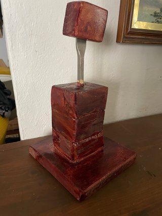Astillador de leña artesanal para chimenea