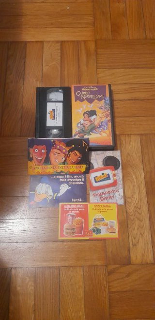 IL GOBBO DI NOTRE DAME VHS WALT DISNEY HOME VIDEO