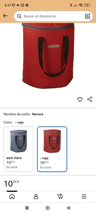 Nevera campinGaz+nevera botella