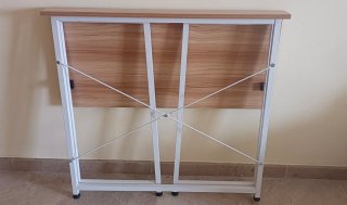 Tavolo pieghevole per studio/cucina in rovere