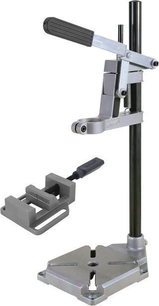 Soporte Taladro Wolfcraft Profesional + Mordaza