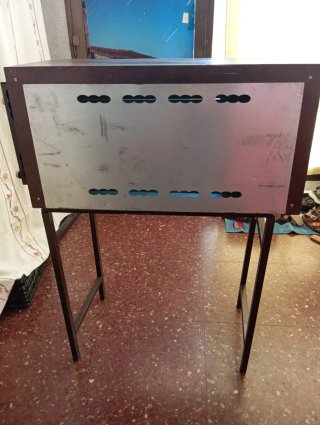 Horno de cocina marrón
