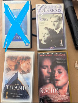 Lote 3 Películas VHS Clásicas y Modernas