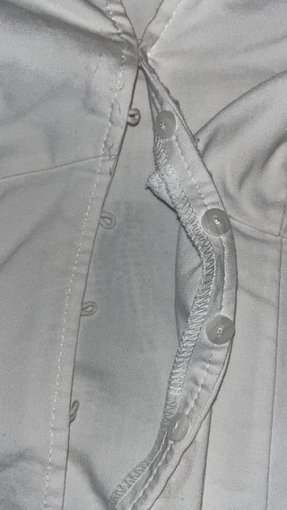 Camisa Stradivarius Blanca Talla S