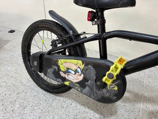 Bicicleta Infantil B'Twin 16 Negra/Amarilla