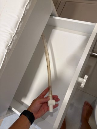 Mueble cambiador con bañera y cajones