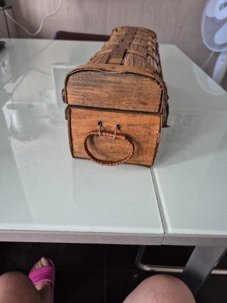 Baúl de caña de bambú