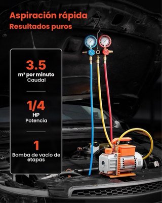 Bomba de Vacío VEVOR A/A + Accesorios