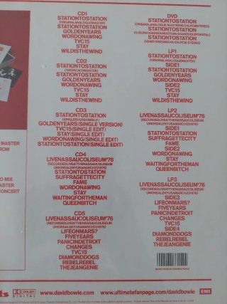 David Bowie - Station to Station Caja Súper Deluxe