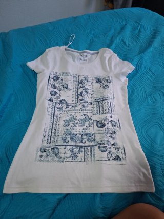 Lote 5 camisetas niña T.12+