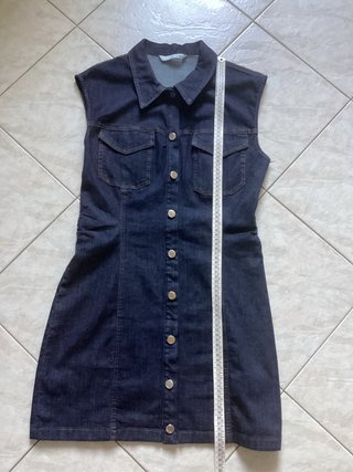 Vestito donna Zara Jeans Blu Taglia XL